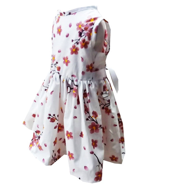 Rochie fete MCF Flori de cires bumbac multicolora - MCF România