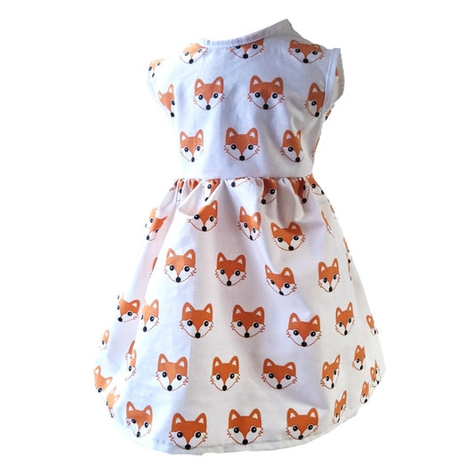 Rochie fetiță cu vulpiță drăguță cu cordon la spate - MCF România