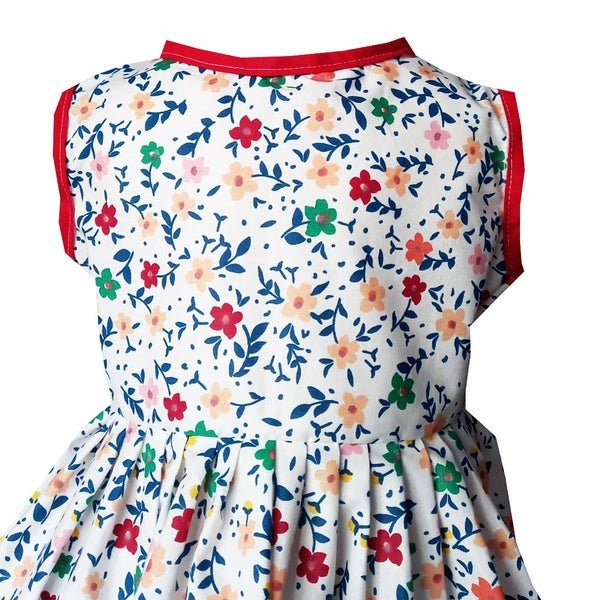 Rochie multicolora de vara MCF "Floricica Minunata" din bumbac - MCF România