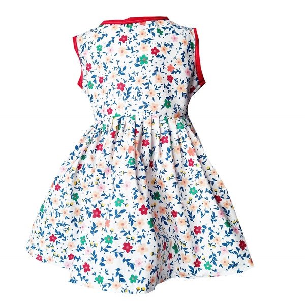 Rochie multicolora de vara MCF "Floricica Minunata" din bumbac - MCF România