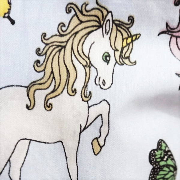 Rochiță de vară bumbac multicoloră cu inorog - MCF - MCF România