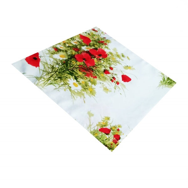 Șervet decorativ cu flori de câmp – MCF, material textil de calitate - MCF România