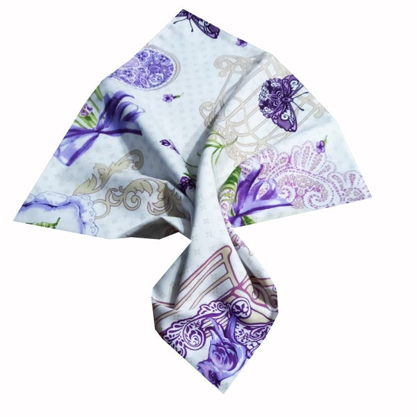 Șervet decorativ cu flori de lavandă – MCF material textil de calitate - MCF România