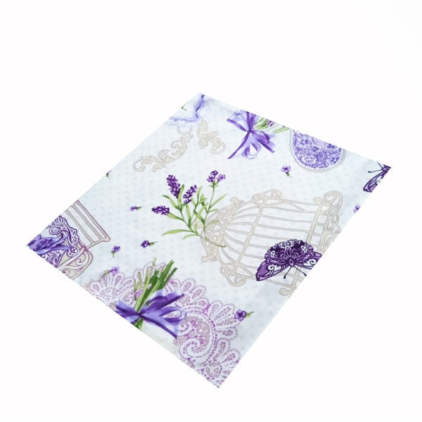 Șervet decorativ cu flori de lavandă – MCF material textil de calitate - MCF România