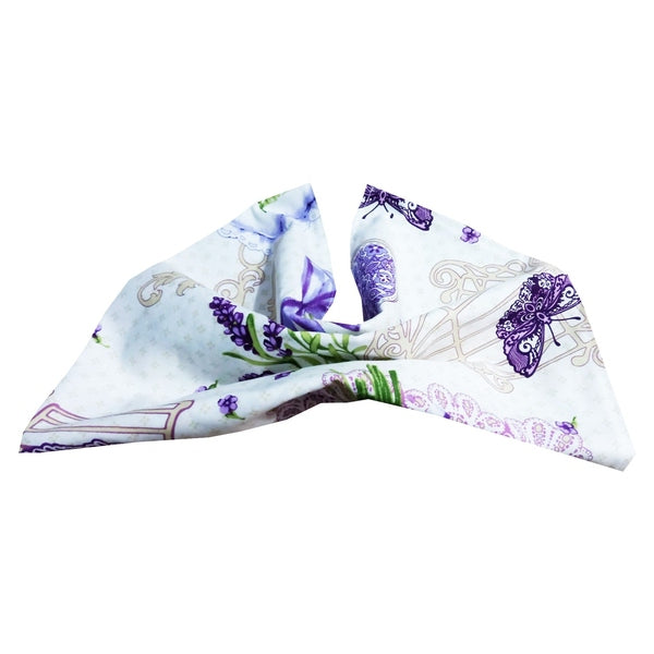 Șervet decorativ cu flori de lavandă – MCF material textil de calitate - MCF România
