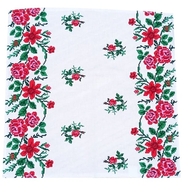 Servet decorativ traditional Moldova bumbac 100% MCF - MCF România