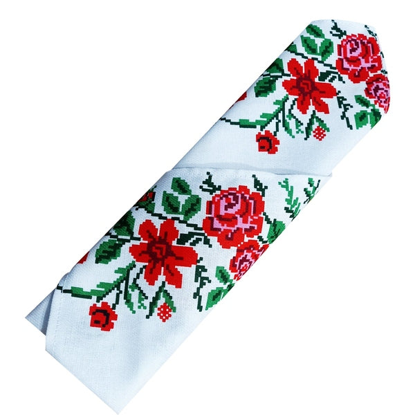 Servet decorativ traditional Moldova bumbac 100% MCF - MCF România