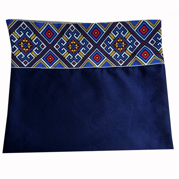 Set 2 Fete de perne - albastru traditional Dobrogea - MCF România