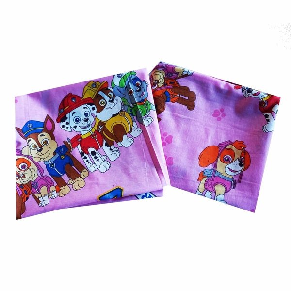 Set 2 fețe de pernă „Patrula Căţelușilor” – imprimeu copii, material textil de calitate - MCF România