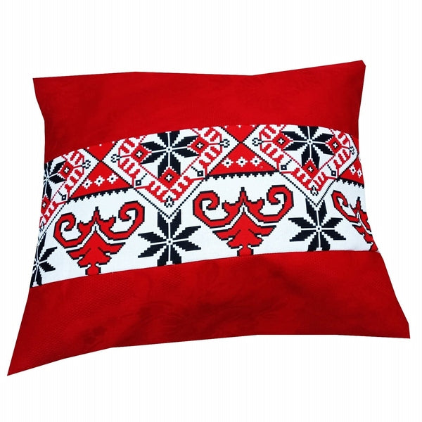 Set 2 fețe de pernă tradiționale Ardeal – MCF, model popular românesc, material textil de calitate - MCF România