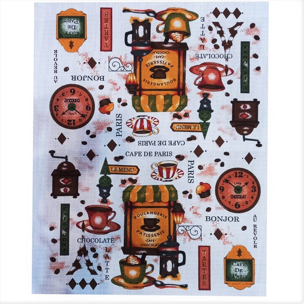 Set 3 șervete de bucătărie cu țesătură fagure din bumbac | MCF SRL - MCF România