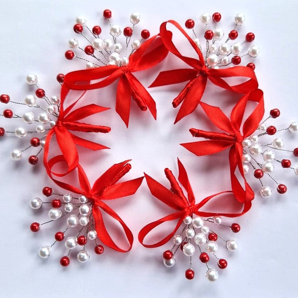 Set 8 cocarde nuntă din lemn – Mire, Mireasă, Nași și Părinți, 7×7 cm | MCF - MCF România