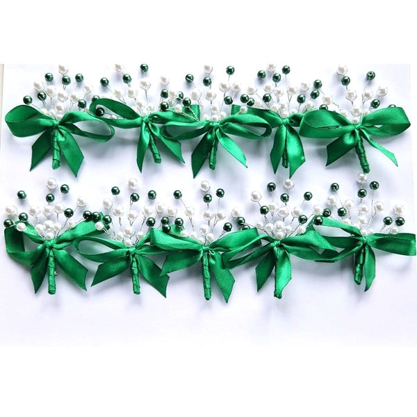 Set 8 cocarde nuntă din lemn – Mire, Mireasă, Nași și Părinți, 7×7 cm | MCF - MCF România