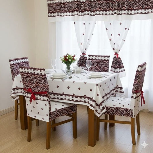 Perdea de bucatarie Banat bumbac 100% MCF - MCF România