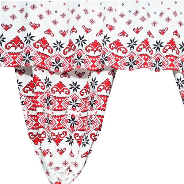 Set 8 piese Perdea fata de masa si 6 servete MCF Traditional Ardeal bumbac - MCF România