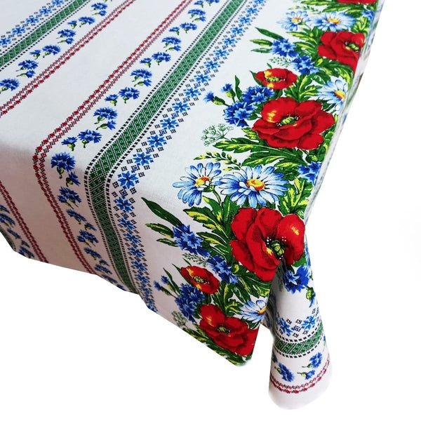 Set 8 piese perdea fata de masa si 6 servete MCF Traditional Crisana - MCF România