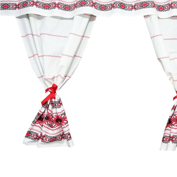 Set 8 piese perdea fata de masa si 6 servete MCF Traditional Oltenia - MCF România