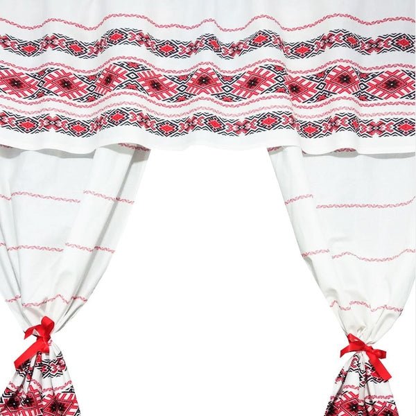 Set 8 piese perdea fata de masa si 6 servete MCF Traditional Oltenia - MCF România