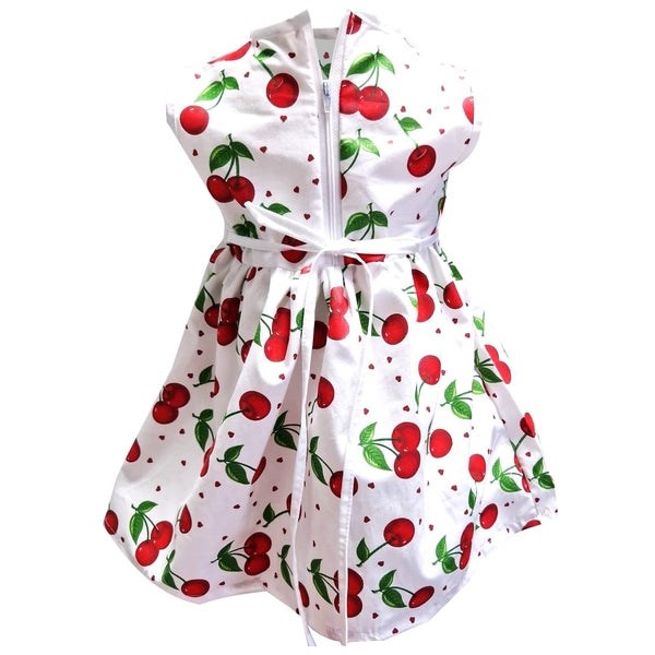 Rochie fete MCF multicolora de vara MCF din bumbac Cirese