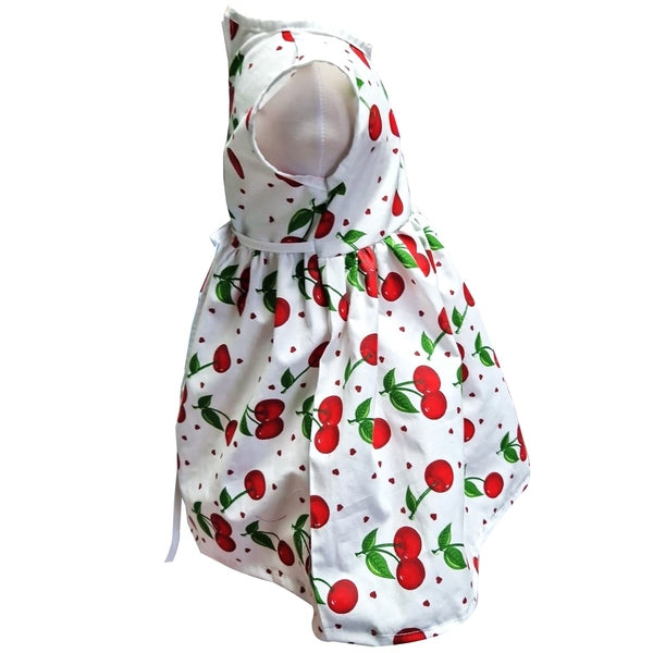 Rochie fete MCF multicolora de vara MCF din bumbac Cirese