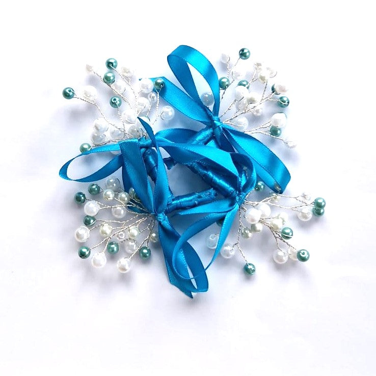 MCF wedding certificate personalized badge pink pearls rosette