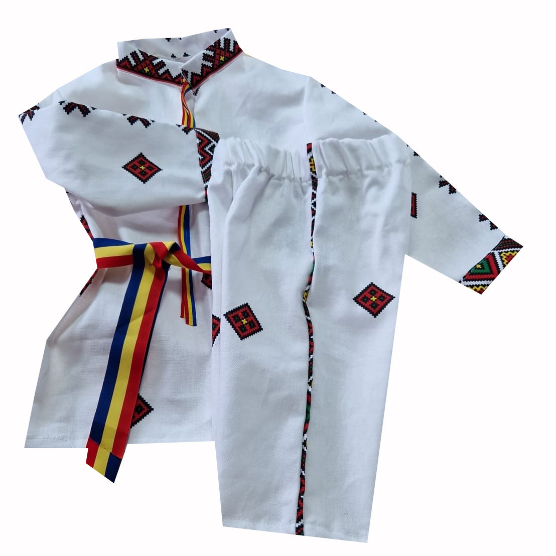 Traditional Transylvanian costume set 1-2 years