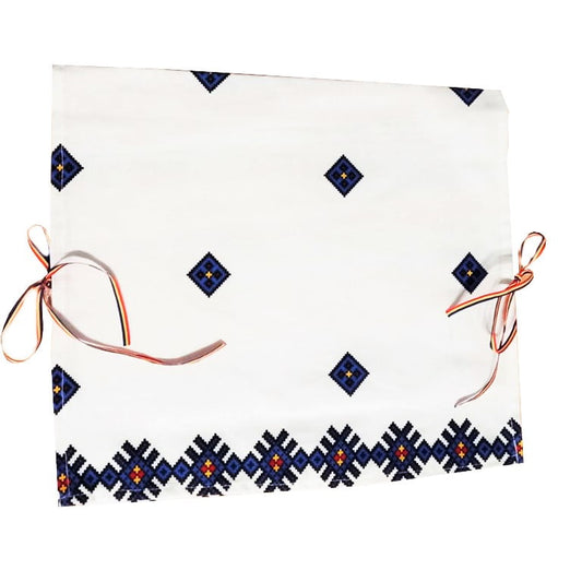 Husa pentru scaun dobrogea cu imprimeu traditional  din bumbac 100% MCF
