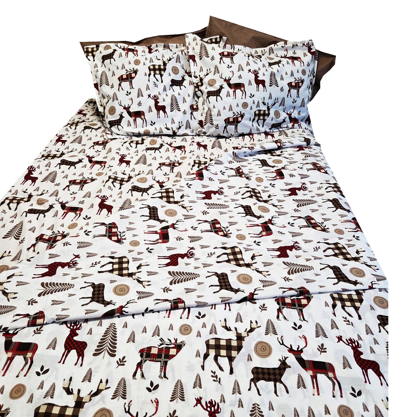 Lenjerie de pat  MCF, Reni, bumbac satinat, moale si confortabila craciun 2025