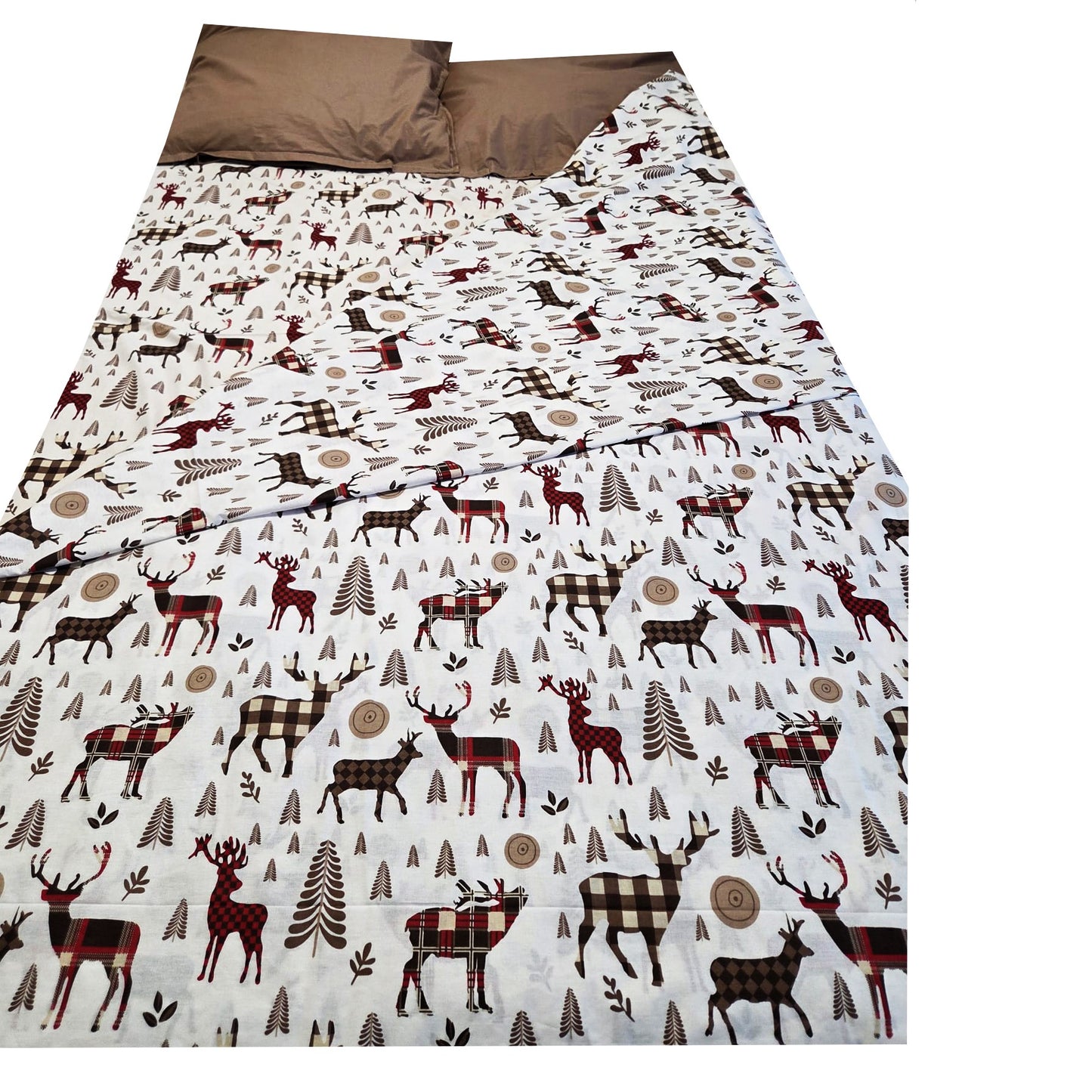 Lenjerie de pat  MCF, Reni, bumbac satinat, moale si confortabila craciun 2025