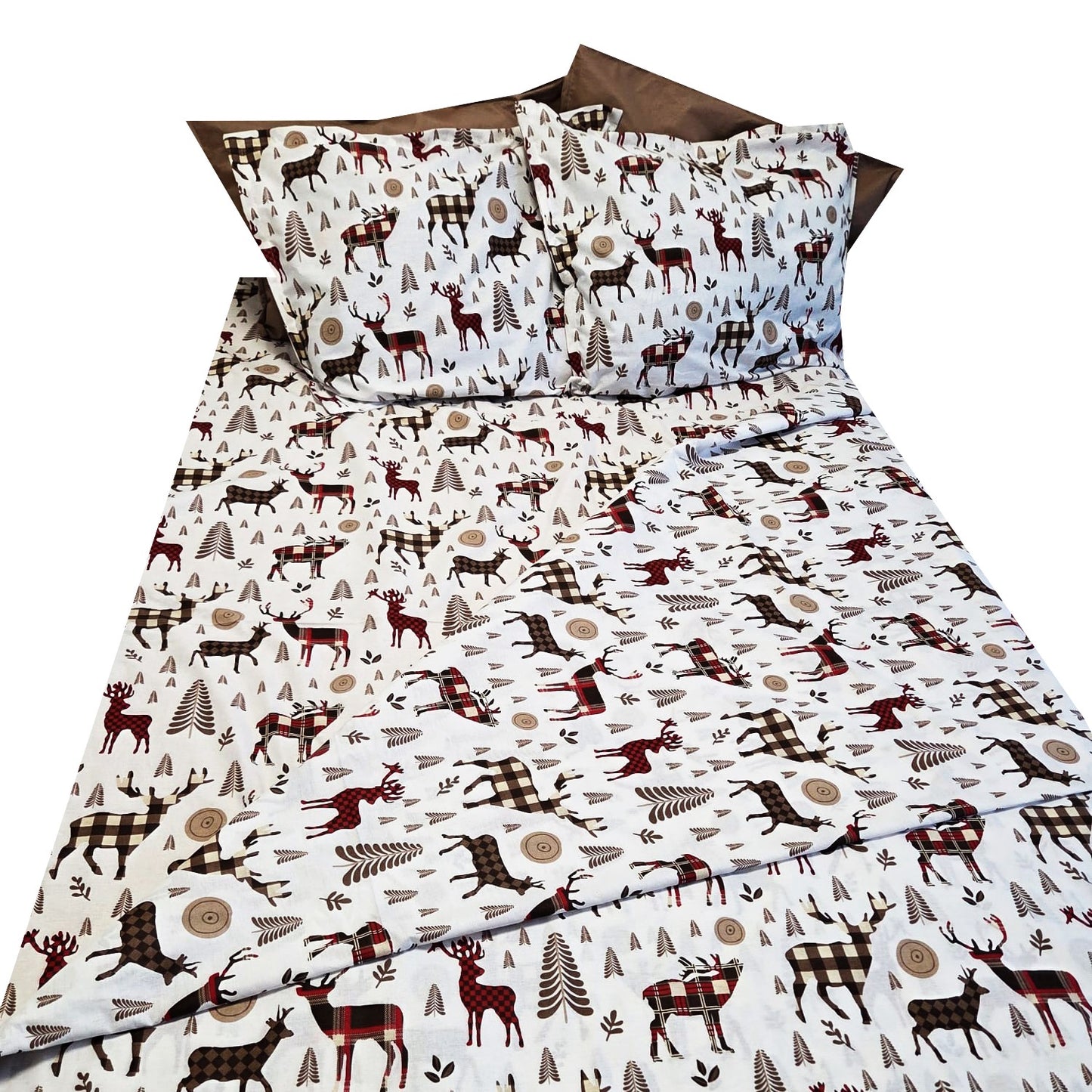 Lenjerie de pat  MCF, Reni, bumbac satinat, moale si confortabila craciun 2025