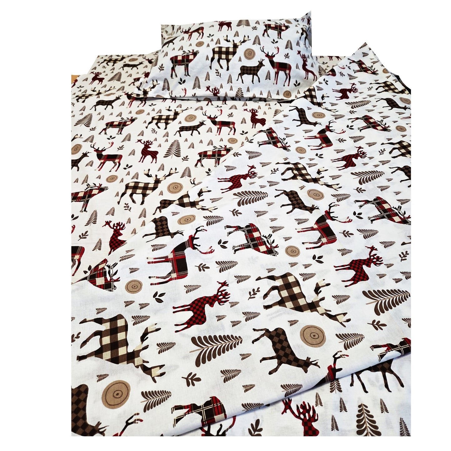 Lenjerie de pat  MCF, Reni, bumbac satinat, moale si confortabila craciun 2025