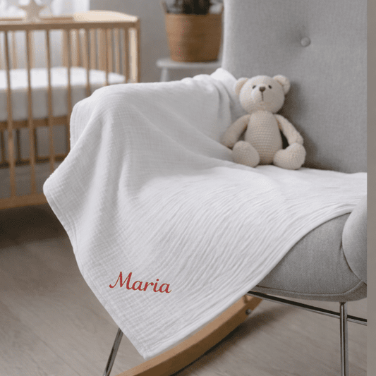Păturică muselină bebe 100% bumbac – 80x80 cm, moale și respirabilă | MCF