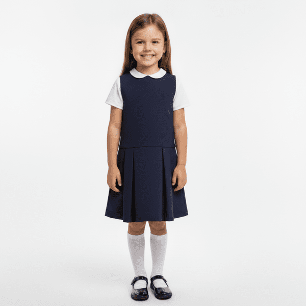 Rochie școlară bleumarin