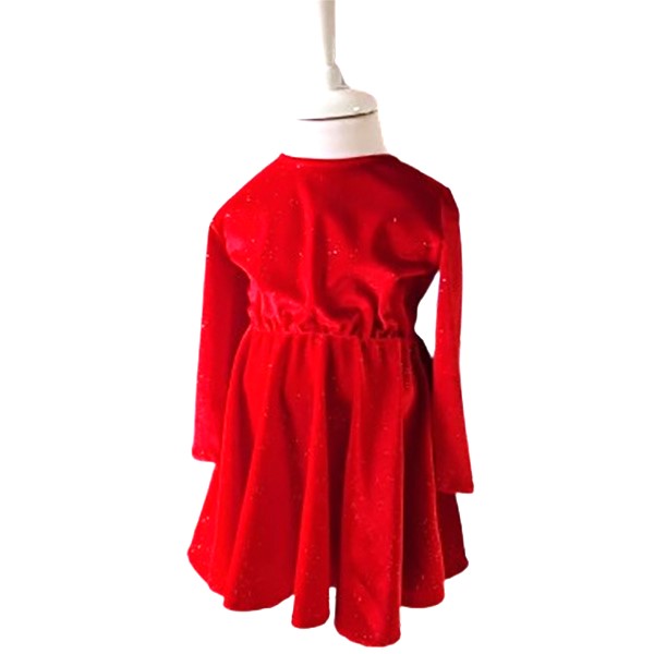 Velvet Princess Dress Emerald green velvet 5-6 years
