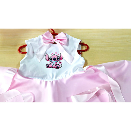 Rochie Fetiță Printesa roz Stitch