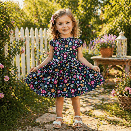 Rochie fete MCF flori de vara