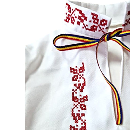 Cămașă Tradițională Băieți cusută Banat